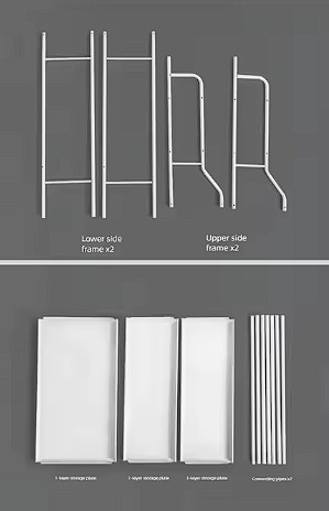 Miniatura 2 de organizador de baño tipo estantería